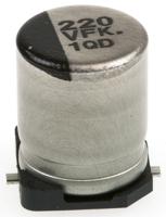 eeefk1v221ap Panasonic 220μF Aluminium Electrolytic Aluminium Electrolytic Capacitor 35V dc, Surface Mount - EEEFK1V221AP