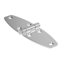 n6-4e-466-24 Southco Gloss Stainless Steel Strap Hinge, Screw Fixing, 118mm x 38.2mm x 9mm