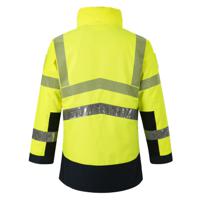 260cvl CODUPAL Lumina Yellow/Navy Unisex Hi Vis Jacket, L