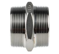 499-3192 RS PRO Stainless Steel Pipe Fitting Hexagon Hexagon Nipple, Male R 2in x Male R 2in