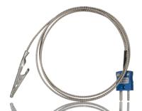 268-4412 RS PRO Type K Crocodile Clip Thermocouple 3m Length, , -50°C → +250°C