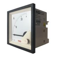 186-2439 RS PRO Analogue Panel Ammeter 25 (Input)A AC, 68mm x 68mm, 1 % Moving Iron