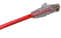 cr503nb05crg Decelect, 0.5m Cat5e, Red RJ45 to Male RJ45 Male, U/UTP Unshielded, Terminated PVC Sheath