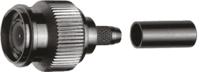 j01010a0035 Telegartner, Plug Cable Mount TNC Connector, 50Ω, Crimp Termination, Straight Body