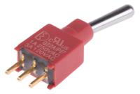 734-7160 RS PRO Toggle Switch, PCB Mount, On-(On), SPDT, Through Hole Terminal