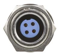 9-1437719-9 TE Connectivity Circular Connector, 4 Contacts, Panel Mount, Subminiature Connector, Socket, Female, IP65, TRIAD 01