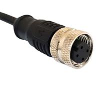 pxppvc12fbf05acl010pvc Bulgin Female M12 to Unterminated Free End Sensor Actuator Cable