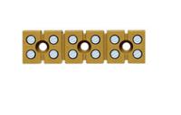 274220000 Weidmuller Terminal Strip, 6-Way, 24A, 22 → 12 AWG Wire, Screw Termination