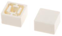 b32-1260 Omron White Tactile Switch Cap for Series B3F-4000, Series B3F-5000, Series B3W-4000, B32-1260