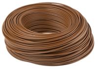 4160303 Lapp Brown 1 mm² Hook Up Wire, 17 AWG, 100m, PVC Insulation,