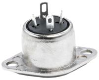 491-083 RS PRO 3 Pole Din Socket, 1A, 100 V ac, Push Lock, Female, Chassis Mount