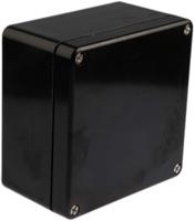 144-4455 RS PRO Black Glass Fibre Reinforced Polyester Junction Box, IP66, ATEX, IECEx, 160 x 160 x 90mm