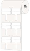 bptft-01-425 Brady B-425A Polypropylene Flag White Label Roll, 30.00mm Width, 10mm Height, 1000 Qty