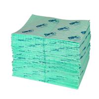 813842 Brady Spill Absorbent Spillage Control Mat for Chemical, Cleaning, Food Use, 99 L Capacity, 100Box per Pack