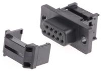 642-4812 RS PRO 9 Way Cable Mount D-sub Connector Socket, 1.27mm Pitch