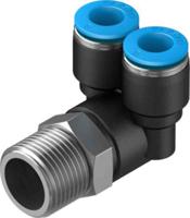 qsyl-38-8 Festo Y Threaded Adaptor, Push In 8 mm to Push In 8 mm, Threaded-to-Tube Connection Style, 153177