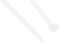 811-1537 RS PRO Cable Tie, 300mm x 4.8 mm, Natural Nylon, Pk-100