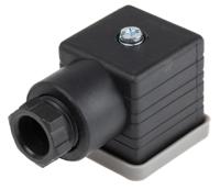 811-8253 RS PRO 2P+E DIN 43650 A, Female Solenoid Valve Connector, 250 V ac Voltage