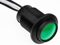 49-769025 ITW Switches 49-76 Series Push Button Switch, Momentary, Panel Mount, 30.5mm Cutout, SPST, Clear LED, 250V ac, IP67