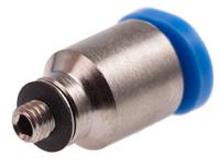 qsm-m3-3-i Festo QS Series Straight Threaded Adaptor, M3 Male to Push In 3 mm, Threaded-to-Tube Connection Style, 153312