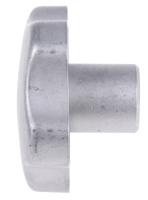 478-624 RS PRO Silver Multiple Lobes Clamping Knob, M10, Threaded Hole