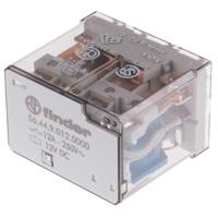 564490120000 Finder PCB Mount Power Relay, 12V dc Coil, 12A Switching Current, 4PDT