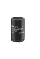 b43548a6107m060 EPCOS 100μF Aluminium Electrolytic Capacitor 500V dc, Snap-In - B43548A6107M060