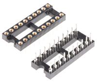 w30520trc Winslow 2.54mm Pitch Vertical 20 Way, Through Hole Turned Pin Open Frame IC Dip Socket, 5A