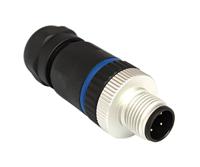 pxppam12fim03astpg9 Bulgin Circular Connector, 3 Contacts, Panel, M12 Connector, Plug, Male, IP67, Buccaneer M12 Series