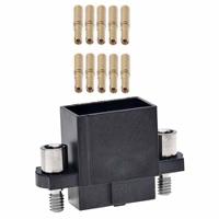 m80-4861042 HARWIN M80 Series Straight PCB Socket, 10-Contact, 2-Row, 2mm Pitch, Crimp Termination