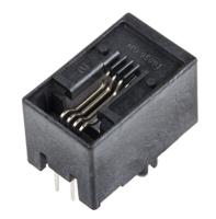 95501-2441 Molex 95501 Series Female RJ22 Connector, Cable Mount, Cat3 Right Angle 4P4C -Way