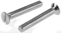 553-992 RS PRO Slot M6 Countersunk Steel Machine Screws DIN 963 x 40.0mm