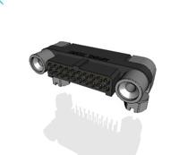 mhdas2m020yce51 Amphenol Socapex MHDAS Series Right Angle PCB PCB Header, 20 Contact(s), 1.27 mm Pitch, 2 Row, Shrouded