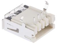 67643-3910 Molex Right Angle, Through Hole, Socket- Single Port Type A USB Connector