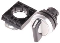 l21ka03 BACO BACO Series 2 Position Selector Switch Head, 22mm Cutout, Black Handle