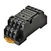pyfz-14-e Omron 14 Pin 2250V ac DIN Rail Relay Socket, for use with Miniature Power Relays