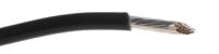 5857-bk005 Alpha Wire Hook-up Wire TEFLON Series Black 0.96 mm² Hook Up Wire, 18 AWG, 19/0.25 mm, 30m, PTFE Insulation, 5857 BK005
