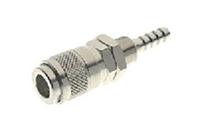 187-8771 RS PRO Brass Male Quick Air Coupling, 4mm Hose Barb