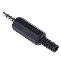 1532-02 Lumberg Jack Connector 3.5 mm Cable Mount Stereo Plug, 4Pole 1A