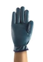 7112080 Ansell 71-120 Blue Nitrile Work Gloves, Size 8, Nitrile Coating