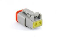 at06-2s-rd01 Amphenol Industrial, AT Automotive Connector Plug Grey Cable Mount 2 Way, Crimp Termination AT06-2S-RD01