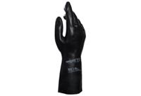 34420036 Mapa ULTRANEO 420 Black Natural Latex, Polychloroprene Work Gloves, Size 6