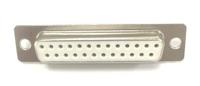 217-7800 RS PRO 25 Way Panel Mount D-sub Connector Socket, 2.77mm Pitch, with Screw