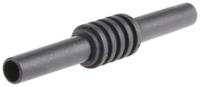 669123-21 Staubli Black, Female to Female Test Connector Adapter With Brass contacts and Nickel Plated