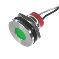pl19sl025 CML Innovative Technologies PL19SL Series Green Panel LED, 110V, 19mm Mounting Hole Size, Lead Wires Termination, IP67