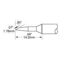 sttc-847 Metcal STTC-847 1.78 mm Bevel Soldering Iron Tip