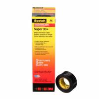 80610833800 3M Scotch Super 33+ Black PVC Electrical Tape, 19mm x 6m