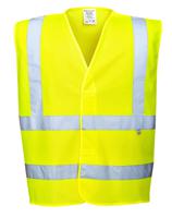 141-7784 Portwest Yellow Anti-static, Flame Retardant Hi Vis Vest, L/XL