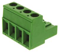 796634-4 TE Connectivity, 5.08mm Pitch, 4 Way, Pluggable Terminal Block, Plug, Cable Mount, Screw Down Termination,