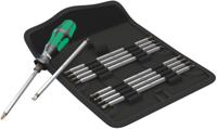 05002990001 Wera Hexagon; Phillips; Pozidriv; Slotted; Torx Interchangeable Screwdriver Set, 11-Piece